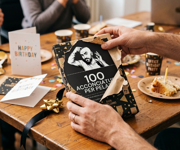 100 Acconciature per Pelati confezionato come regalo