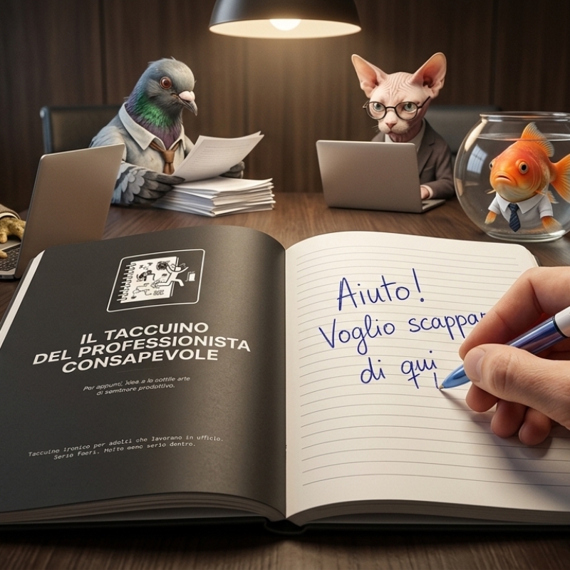 Pagine a righe libere per appunti - taccuino professionale ufficio